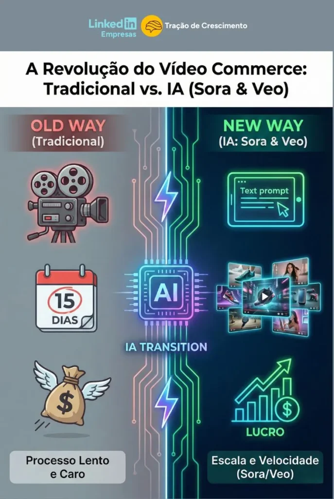 Sora e Veo no E-commerce